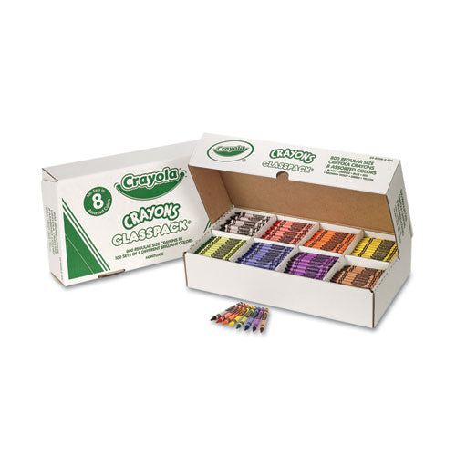 Crayola® Classpack Regular Crayons, 8 Colors, 800-box freeshipping - TVN Wholesale