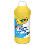 Crayola® Washable Paint, Yellow, 16 Oz Bottle freeshipping - TVN Wholesale