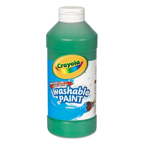 Crayola® Washable Paint, Green, 16 Oz Bottle freeshipping - TVN Wholesale