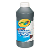 Crayola® Washable Paint, Black, 16 Oz Bottle freeshipping - TVN Wholesale