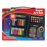 Cra-Z-Art® Super Art Set, 80 Pieces freeshipping - TVN Wholesale