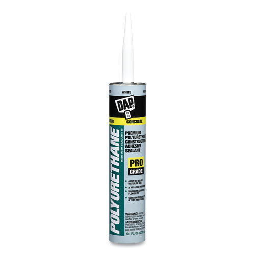 DAP® Premium Polyurethane Construction Adhesive Sealant, 10.1 Oz Capsule-cartridge, White freeshipping - TVN Wholesale