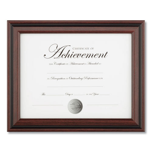DAX® Desk-wall Photo Frame, Plastic, 8 1-2 X 11, Rosewood-black freeshipping - TVN Wholesale
