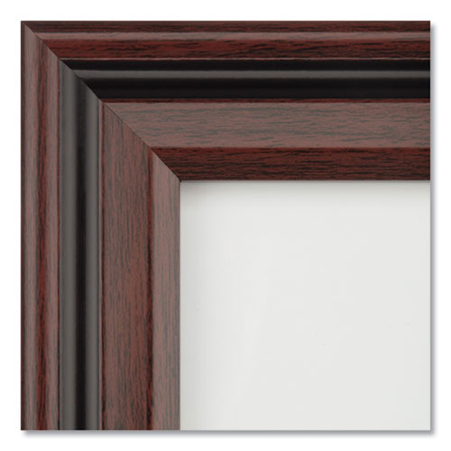 DAX® Desk-wall Photo Frame, Plastic, 8 1-2 X 11, Rosewood-black freeshipping - TVN Wholesale