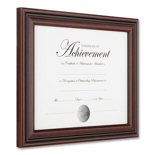 DAX® Desk-wall Photo Frame, Plastic, 8 1-2 X 11, Rosewood-black freeshipping - TVN Wholesale