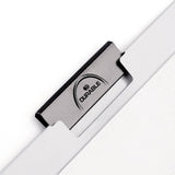 Durable® Duraclip Report Cover, Clip Fastener, 8.5 X 11, Clear-maroon, 25-box freeshipping - TVN Wholesale