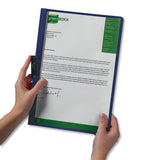 Durable® Duraclip Report Cover, Clip Fastener,  8.5 X 11, Clear-black, 5-pack freeshipping - TVN Wholesale