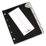 Durable® Catalog Rack Index, 5 Sections, Black freeshipping - TVN Wholesale