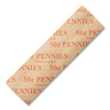 Dunbar Security Products Flat Coin Wrappers, Pennies, $.50, 1000 Wrappers-box freeshipping - TVN Wholesale