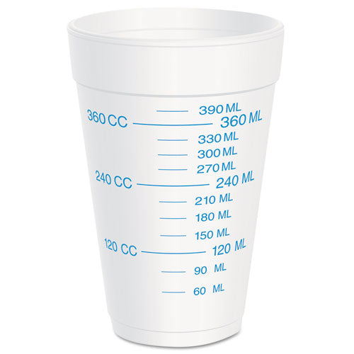 Dart® Graduated Foam Medical Cups, 16 Oz, White, 25-pack, 40 Packs-carton freeshipping - TVN Wholesale