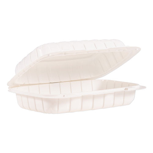 ProPlanet™ by Dart® Hinged Lid Containers, Hoagie Container, 6.5 X 9 X 2.8, White, 200-carton freeshipping - TVN Wholesale