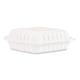 ProPlanet™ by Dart® Hinged Lid Containers, Single Compartment, 9 X 8.8 X 3, White, 150-carton freeshipping - TVN Wholesale