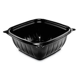 Presentabowls Pro Black Square Bowls, 32 Oz, 8.5 X 8.5 X 2, 63-bag, 4 Bags-carton