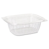 Clearpac Container Lid Combo-pack, 12 Oz, 4.88 X 5.88 X 2, Clear, 63-bag, 4 Bags-carton