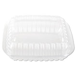 Showtime Clear Hinged Containers, Pie Wedge, 6.67 Oz, 6.1 X 5.6 X 3, Clear, 125-pack, 2 Packs-carton