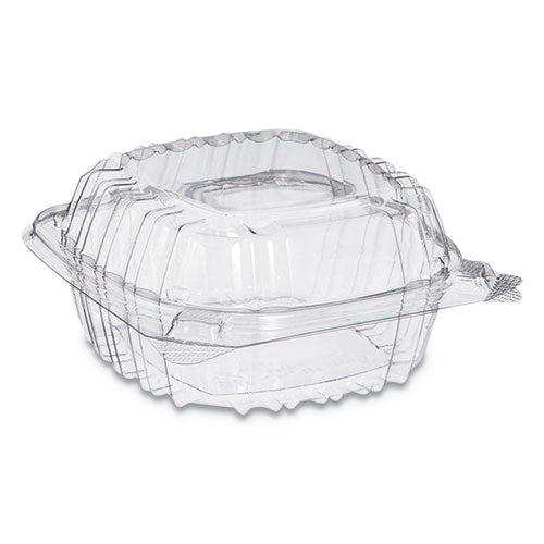 Dart® Clearseal Hinged-lid Plastic Containers, 8.3 X 8.3 X 3, Clear, 250-carton freeshipping - TVN Wholesale