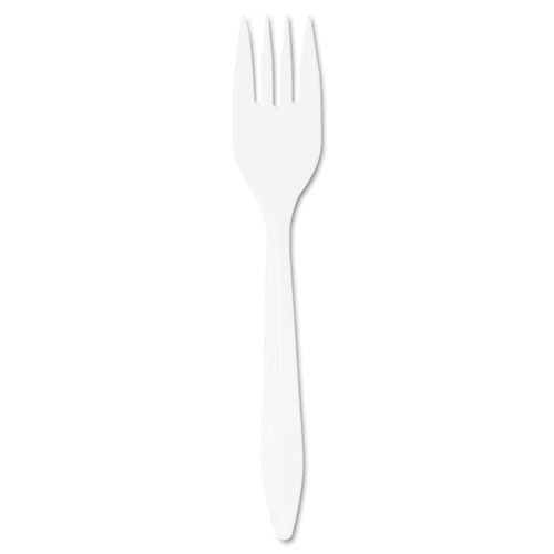 Dart® Style Setter Mediumweight Plastic Forks, White, 1000-carton freeshipping - TVN Wholesale