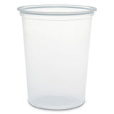 Dart® Microgourmet Plastic Deli Container, 32 Oz, 4.7" Diameter X 5.7"h, Clear, 500-carton freeshipping - TVN Wholesale