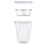 Dart® Clear Pet Cups With Single Compartment Insert, 12 Oz, Clear, 500-carton freeshipping - TVN Wholesale