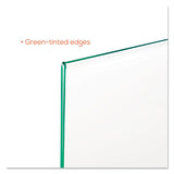 deflecto® Superior Image Premium Green Edge Sign Holders, 11 X 8 1-2 Insert, Clear-green freeshipping - TVN Wholesale