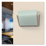 deflecto® Unbreakable Docupocket Wall File, Letter, 14 1-2 X 3 X 6 1-2, Smoke freeshipping - TVN Wholesale