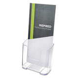 deflecto® Docuholder For Countertop-wall-mount, Leaflet Size, 4.25w X 3.25d X 7.75h, Clear freeshipping - TVN Wholesale