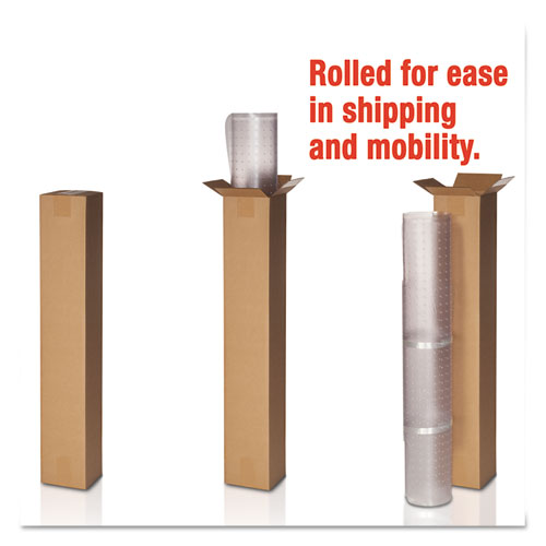 deflecto® Economat All Day Use Chair Mat For Hard Floors, 36 X 48, Lipped, Clear freeshipping - TVN Wholesale