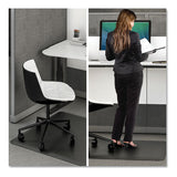 deflecto® Ergonomic Sit Stand Mat, 48 X 36, Black freeshipping - TVN Wholesale