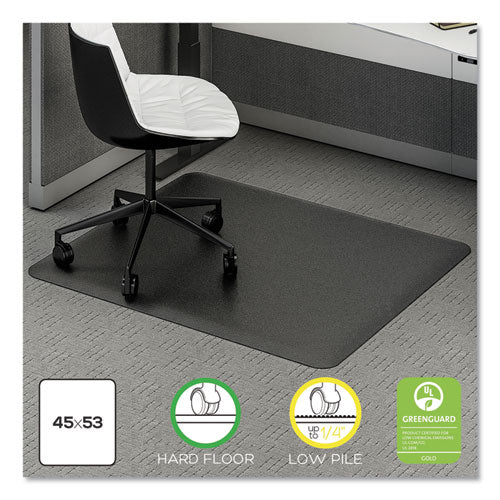 deflecto® Ergonomic Sit Stand Mat, 53 X 45, Black freeshipping - TVN Wholesale