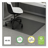 deflecto® Ergonomic Sit Stand Mat, 53 X 45, Black freeshipping - TVN Wholesale