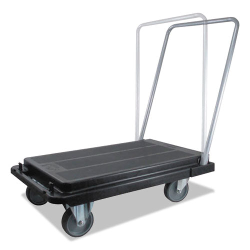 deflecto® Heavy-duty Platform Cart, 500 Lb Capacity, 21 X 32.5 X 37.5, Black freeshipping - TVN Wholesale