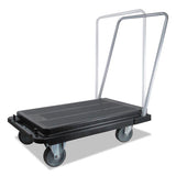 deflecto® Heavy-duty Platform Cart, 500 Lb Capacity, 21 X 32.5 X 37.5, Black freeshipping - TVN Wholesale