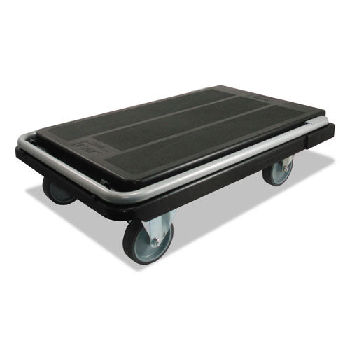 deflecto® Heavy-duty Platform Cart, 500 Lb Capacity, 21 X 32.5 X 37.5, Black freeshipping - TVN Wholesale