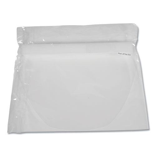 deflecto® Disposable Face Shield, 13 X 10, One Size Fits All, Clear, 100-carton freeshipping - TVN Wholesale