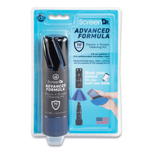 Digital Innovations Screen Dr. Device-screen Cleaning Kit, 2 Oz Spray Bottle And 6" Microfiber Cloth freeshipping - TVN Wholesale