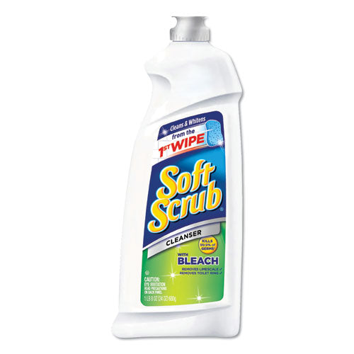 Soft Scrub® Cleanser With Bleach 24 Oz Bottle, 9-carton freeshipping - TVN Wholesale