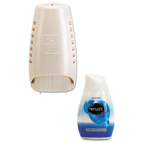 Renuzit® Wall Mount Air Freshener Dispenser, 3.75" X 3.25" X 7.25", Pearl freeshipping - TVN Wholesale