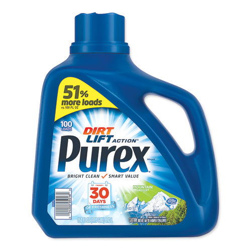 Purex® Liquid Laundry Detergent, Mountain Breeze, 150 Oz, Bottle freeshipping - TVN Wholesale