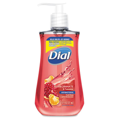 Dial® Antibacterial Liquid Soap, Pomegranate And Tangerine, 7.5 Oz Pump Bottle, freeshipping - TVN Wholesale