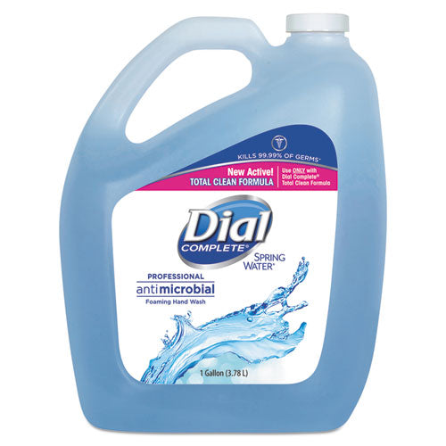 Dial® Professional Antibacterial Foaming Hand Wash, Spring Water, 1 Gal freeshipping - TVN Wholesale