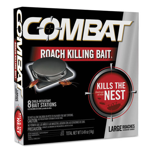 Combat® Source Kill Large Roach Killing System, Child-resistant Disc, 8-box freeshipping - TVN Wholesale