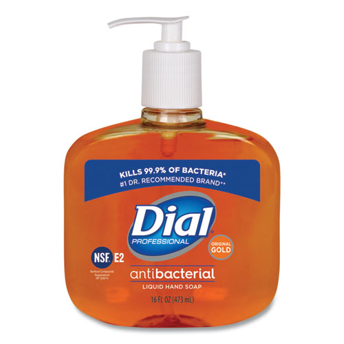 Dial® Professional Gold Antibacterial Liquid Hand Soap, Floral, 16 Oz Pump freeshipping - TVN Wholesale