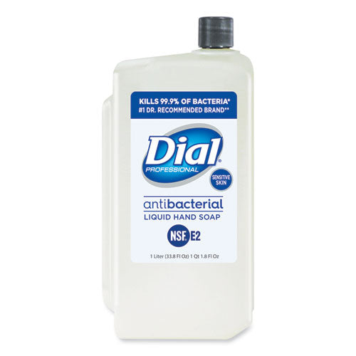 Dial® Professional Antibacterial Liquid Hand Soap For Sensitive Skin Refill For 1 L Liquid Dispenser, Floral, 1 L, 8-carton freeshipping - TVN Wholesale