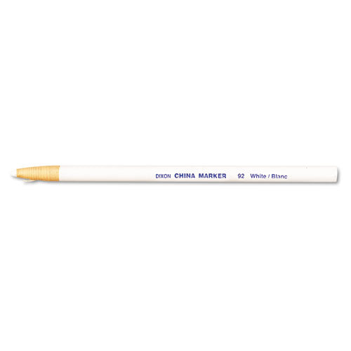 Dixon® China Marker, White, Dozen freeshipping - TVN Wholesale