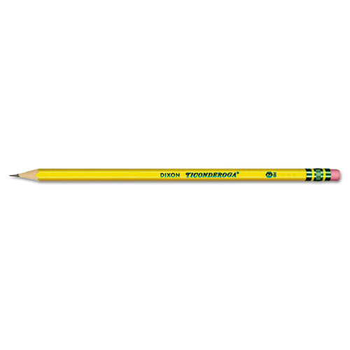 Ticonderoga® Pencils, Hb (#3), Black Lead, Yellow Barrel, Dozen freeshipping - TVN Wholesale