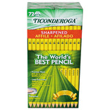 Ticonderoga® Pre-sharpened Pencil, Hb (#2), Black Lead, Yellow Barrel, 72-pack freeshipping - TVN Wholesale