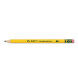 Ticonderoga® My First Woodcase Pencil With Eraser, Hb (#2), Black Lead, Yellow Barrel, Dozen freeshipping - TVN Wholesale