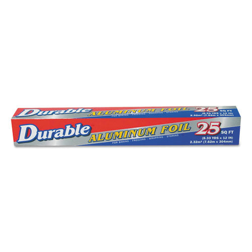 Durable Packaging Standard Aluminum Foil Roll, 12" X 25 Ft, 35-carton freeshipping - TVN Wholesale