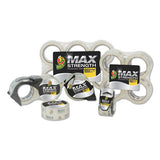 Duck® Max Packaging Tape With Dispenser, 3" Core, 1.88" X 54.6 Yds, Crystal Clear freeshipping - TVN Wholesale
