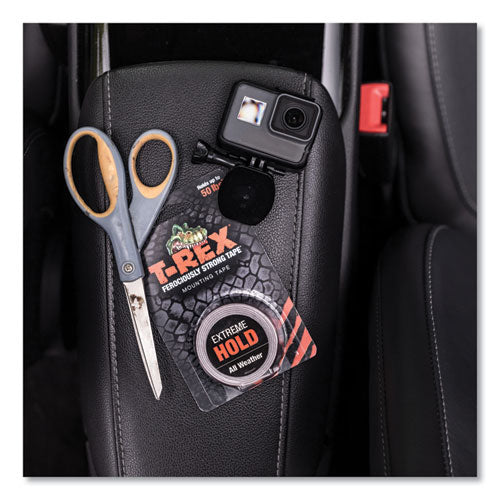 T-REX® Extreme Hold Mounting Tape, 1.5" Core, 1" X 1.66 Yds, Black freeshipping - TVN Wholesale